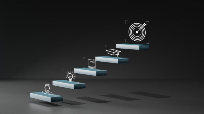 Employees celebrating the NewDay USA Top Workplace award at their corporate headquarters.