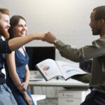 A conceptual image representing employee exit plans and workplace engagement.
